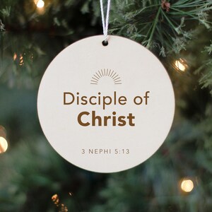 Disciple of Christ Ornament, Youth Theme, Church Gift - Etsy