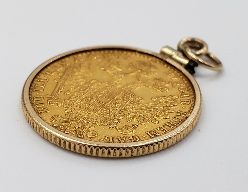 Franc IOS I D G Avstriae Imperator 1915 Gold Coin Pendant - Etsy