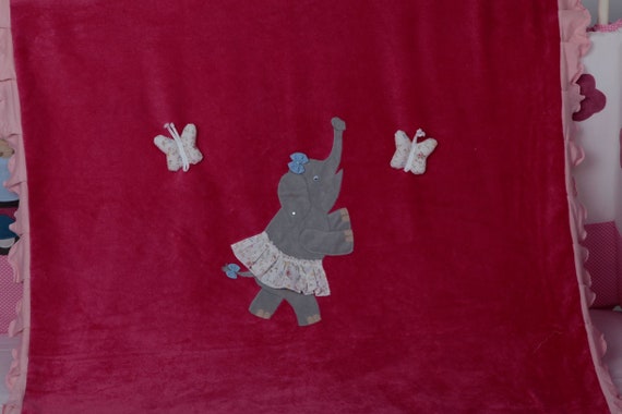 etsy personalised baby blanket