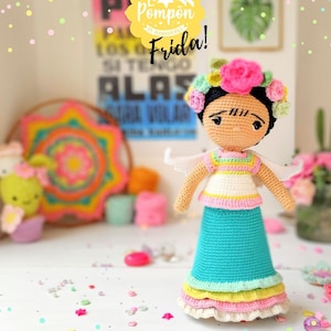 Frida! - articulated amigurumi doll pattern