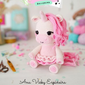 Ballerina Unicorn - Amigurumi Pattern