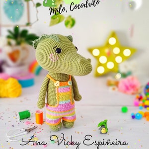 Milo Crocodile - Amigurumi Pattern