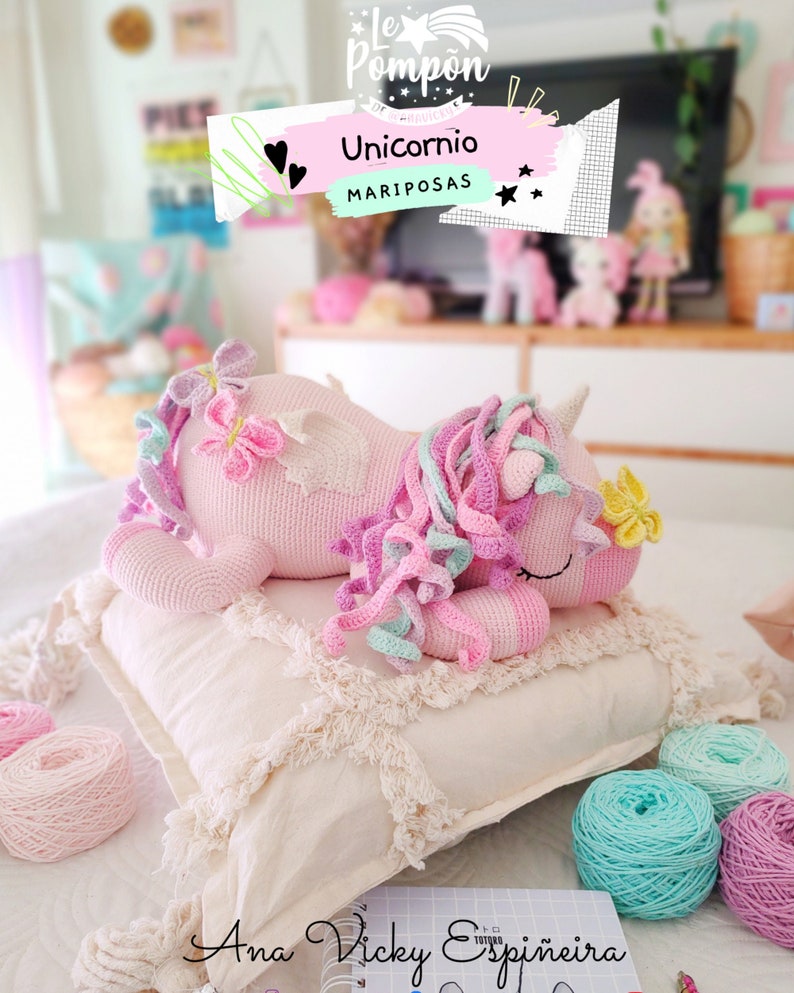 Unicorn Butterflies Amigurumi Pattern image 1