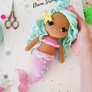 Diana Little Mermaid - Amigurumi Pattern