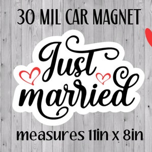 Just Married Magnet 