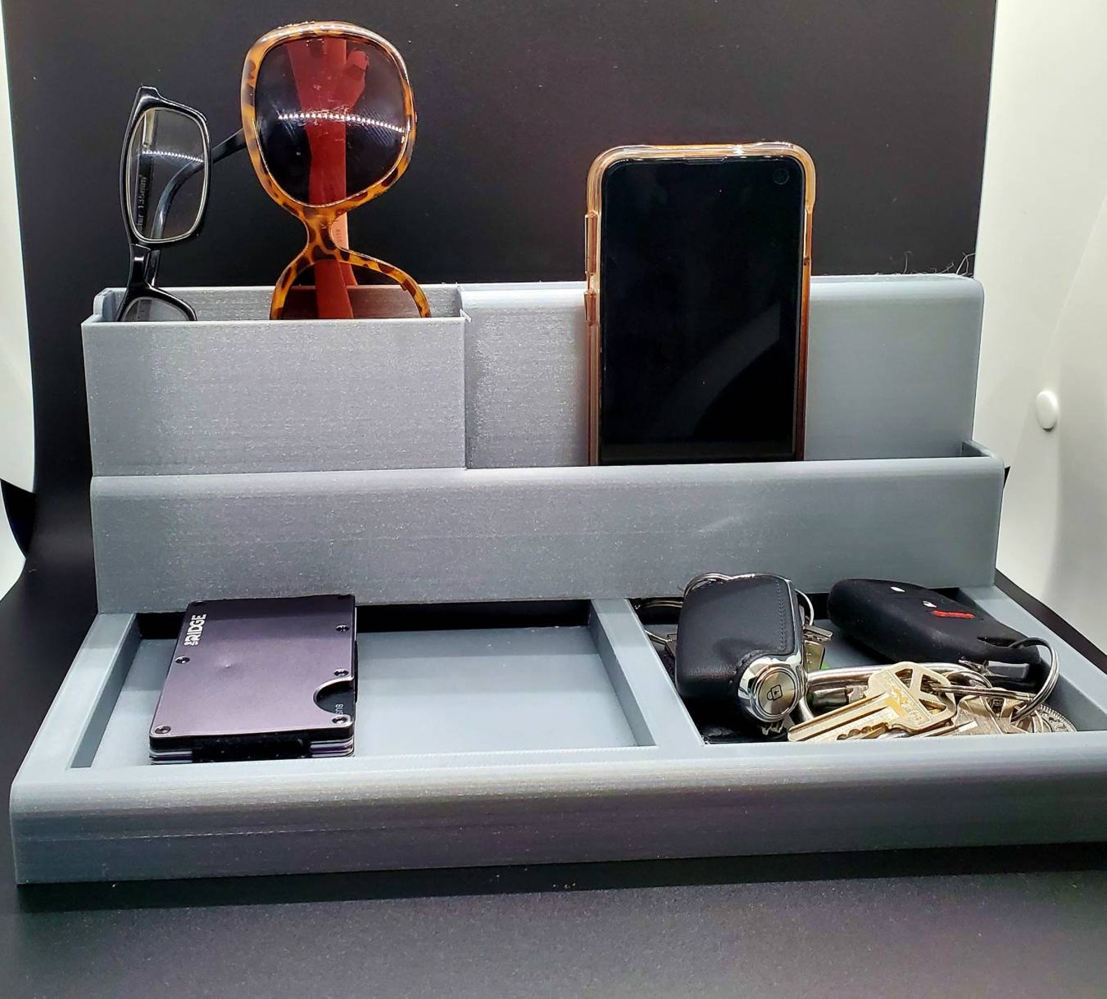 Night Stand Organizer Night Stand Decor Night Stand Etsy