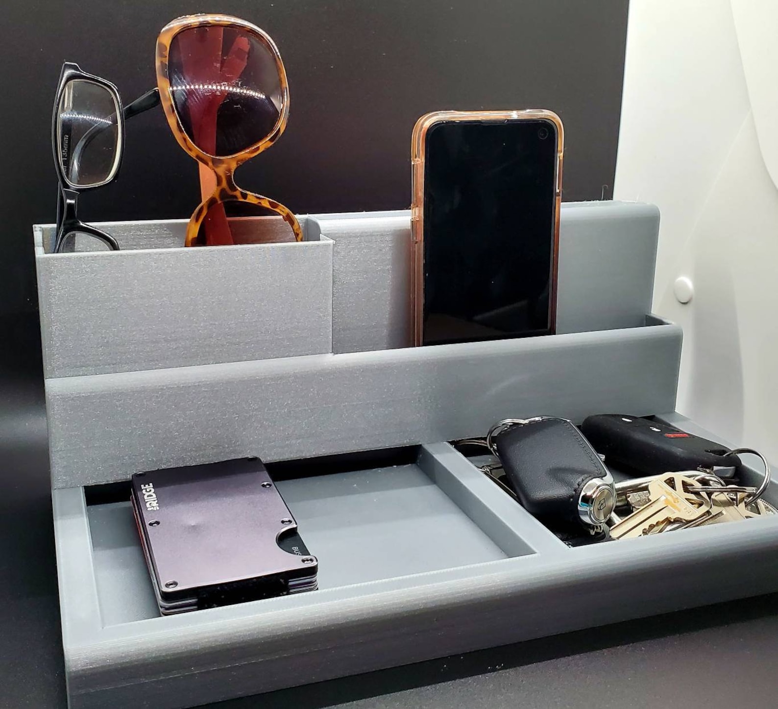 Night Stand Organizer Night Stand Decor Night Stand Etsy