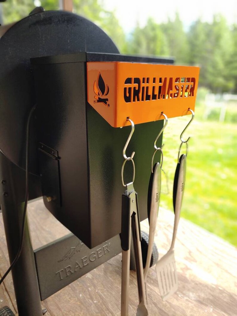 Grill Master BBQ utensil holder for Traeger pellet grills and Etsy