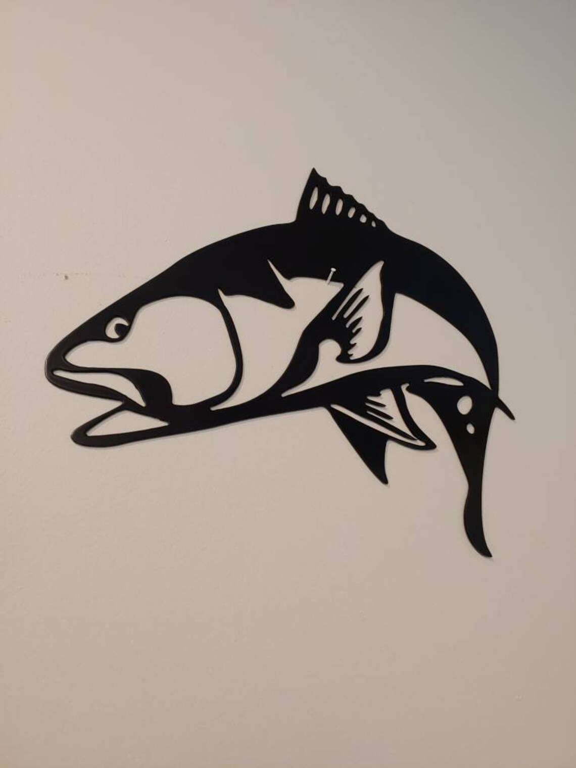 Metal Redfish wall art Etsy
