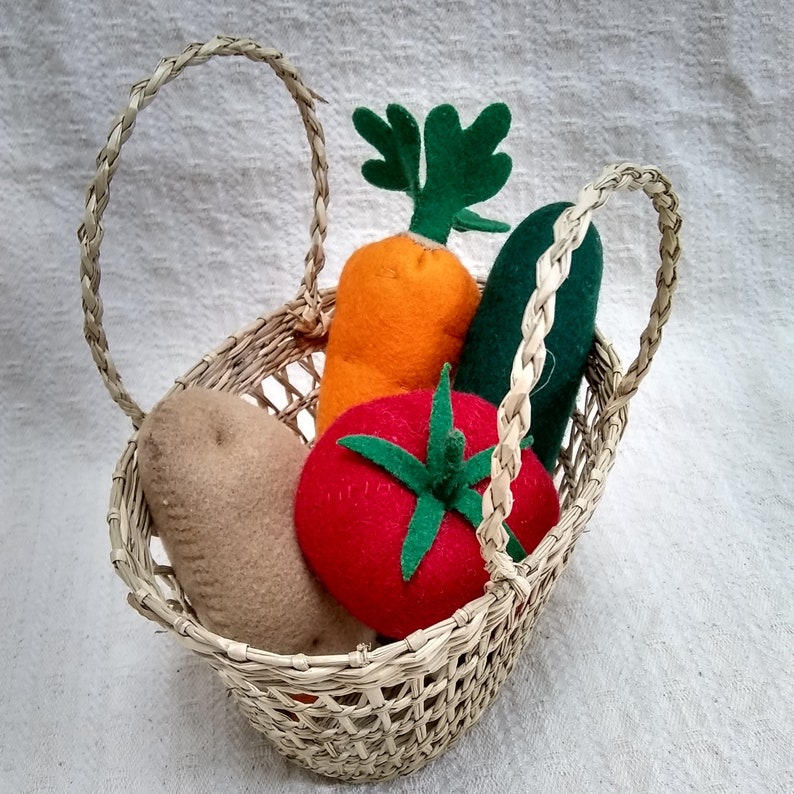 Wool Felt Tomato Wool Food Play Food Toy Felt Food Etsy