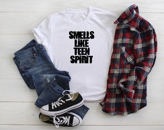2X Smells Like Teen Spirit Tshirt Lyrics, Concert Shirt