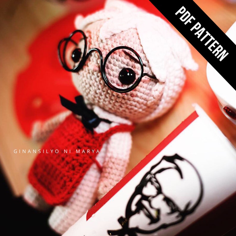 Crochet Doll Amigurumi Colonel Pattern, PDF Pattern, English - Etsy