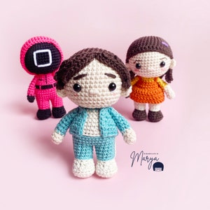 Crochet Doll Amigurumi Gamer Pattern, PDF Pattern, English image 4