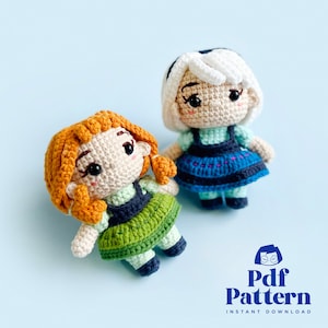 Crochet Doll Amigurumi Pattern Little Princes, PDF Pattern, English