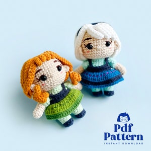 Crochet Doll Amigurumi Pattern Little Princes, PDF Pattern, English