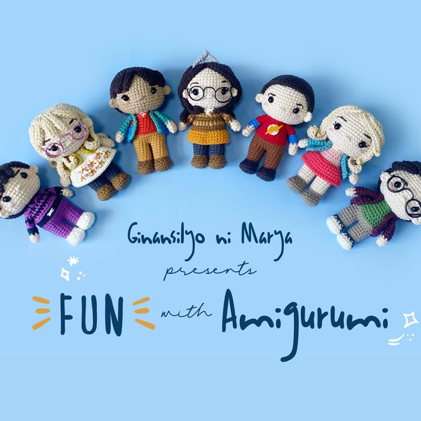 Fun with Amigurumi Crochet Doll Amigurumi Pattern, PDF Pattern, English
