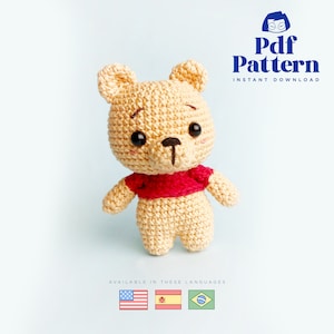 Crochet Doll Amigurumi Pattern Winnie and Friends, PDF Pattern, English, Espanol image 4