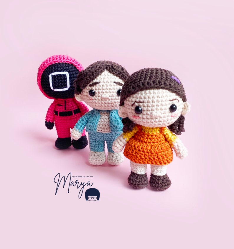 Crochet Doll Amigurumi Gamer Pattern, PDF Pattern, English image 5