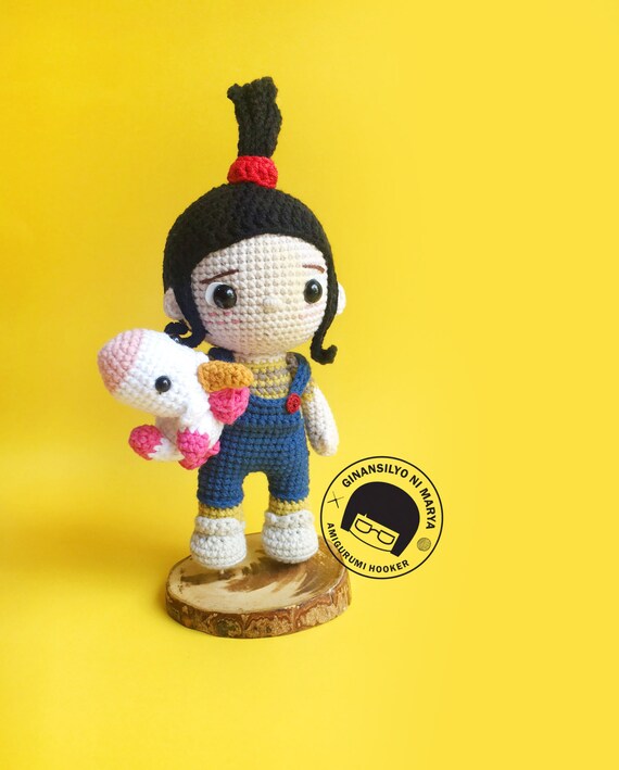 Agnes Gru Amigurumi Pattern Despicable Me Amigurumi Etsy