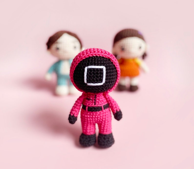 Crochet Doll Amigurumi Gamer Pattern, PDF Pattern, English image 2