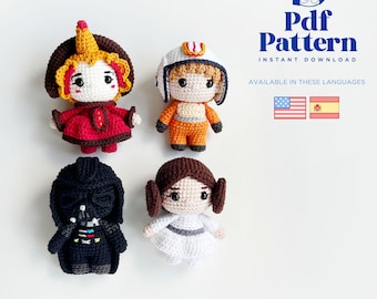 Crochet Doll Amigurumi Pattern Galaxy, PDF Pattern, English,