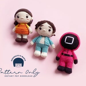 Crochet Doll Amigurumi Gamer Pattern, PDF Pattern, English image 1