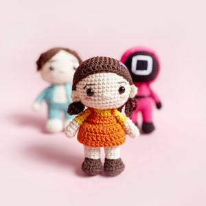 Crochet Doll Amigurumi Gamer Pattern, PDF Pattern, English image 3