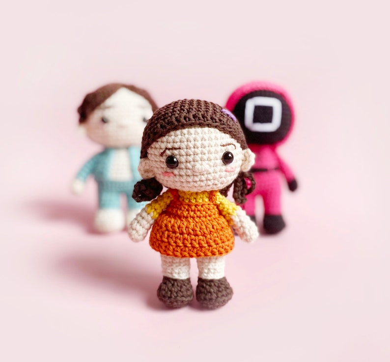 Crochet Doll Amigurumi Gamer Pattern, PDF Pattern, English image 3