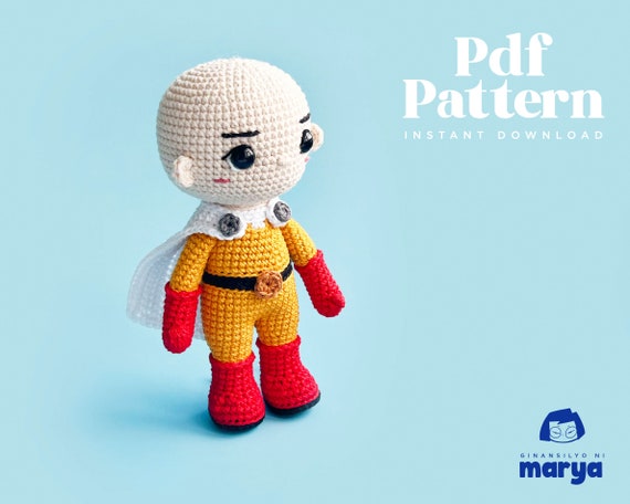Crochet Doll Amigurumi Pattern One Hero, PDF Pattern, English - Etsy