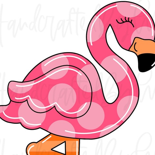 TEMPLATE: Summer Door Hanger Template Flamingo Door Hanger - Etsy