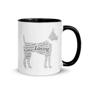 Dog Mug, Dog Word Art, Dog Lover Gift, New Dog Gift, Dog Mom Mug, Dog Dad Mug, Gift for Dog Lover