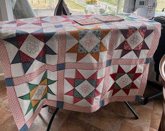 Say It With Flowers 2024 Block of the Month All Blocks
