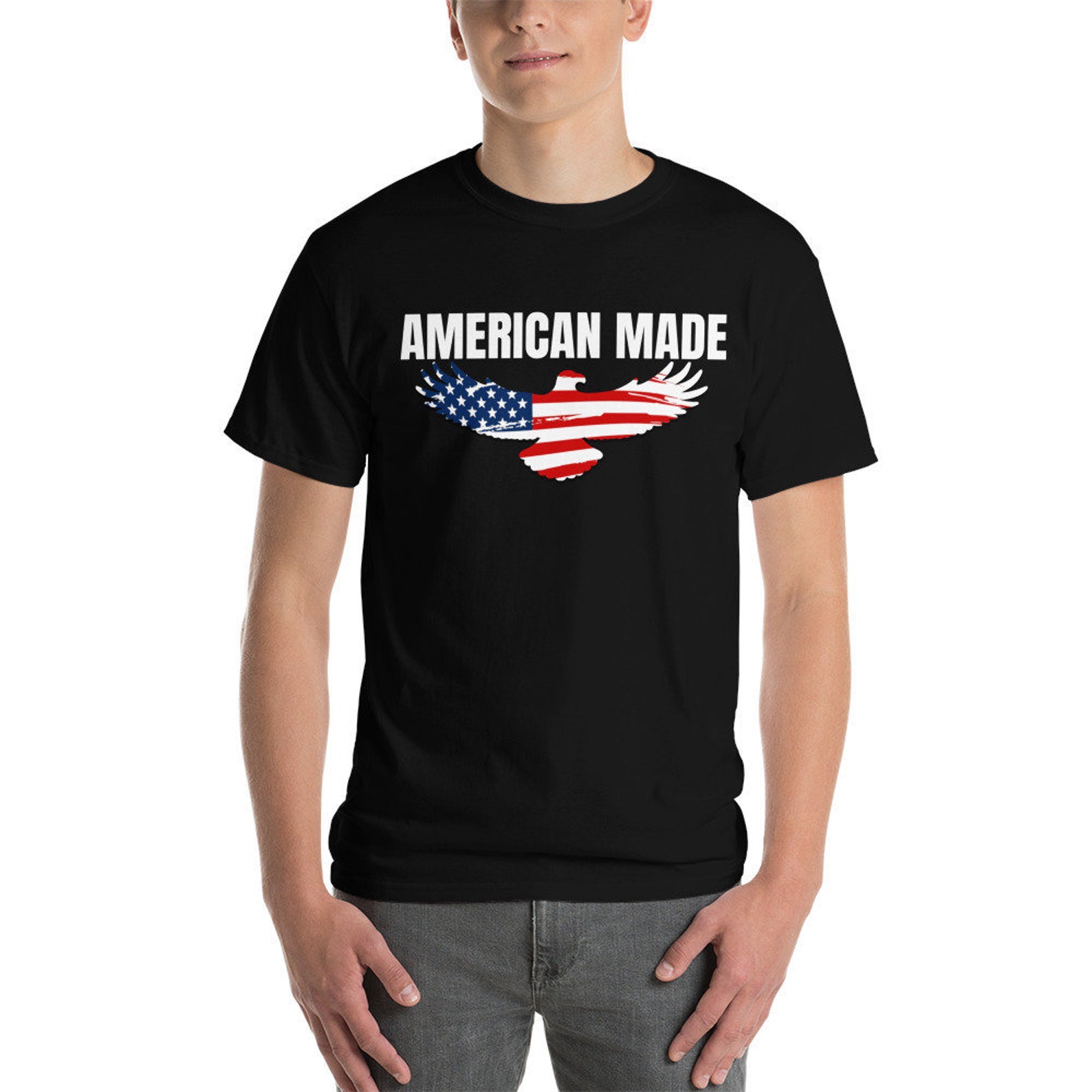 American Made Short Sleeve T-Shirt | Etsy