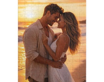 Kundenspezifisches Fotopuzzle, personalisiertes Puzzle, Geschenk zum Jahrestag oder zum Valentinstag