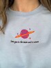 Embroidered Taylor Swift Seven / Love You To The Moon And Saturn Unisex Sweatshirt 