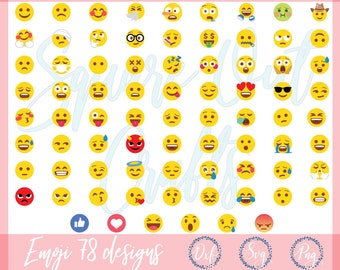 Download Emoji Svg Cricut Etsy PSD Mockup Templates