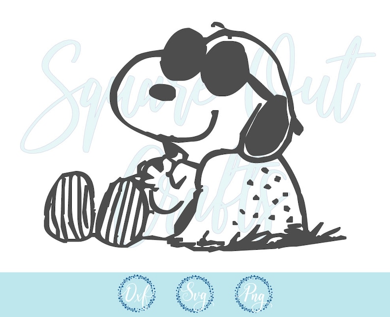 Download Snoopy SVG Files for Silhouette Cameo or Cricut | Etsy