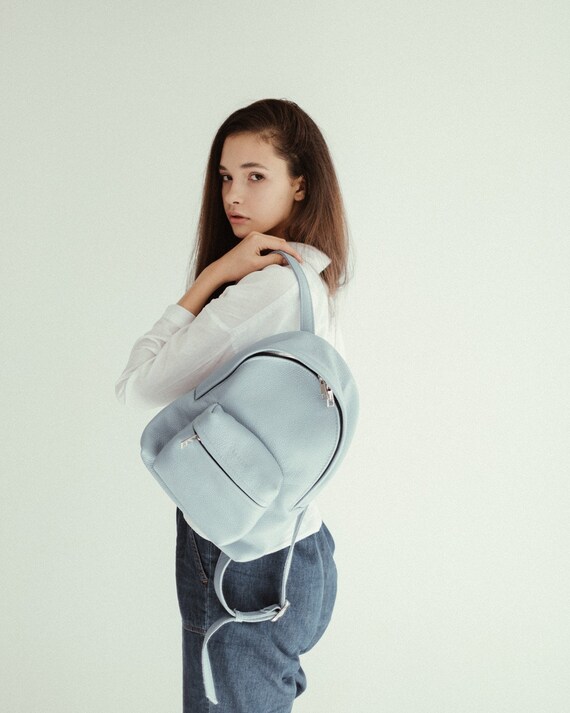 City backpack Leather women backpack Minimalist Leather City Rucksack,Women rucksack,Hipster backpack