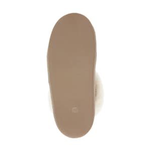 Lederslipper aus Lammfell, beige Damen Haussschuhe, Schlappen für Frauen Bild 8