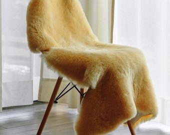 Luxury Medical Sheepskin Rug size from: 70-180cm, Baby Relugan, Natural Rug, Sheepskin Chair/Sofa/Bed Throw, 100% natural shearling leather