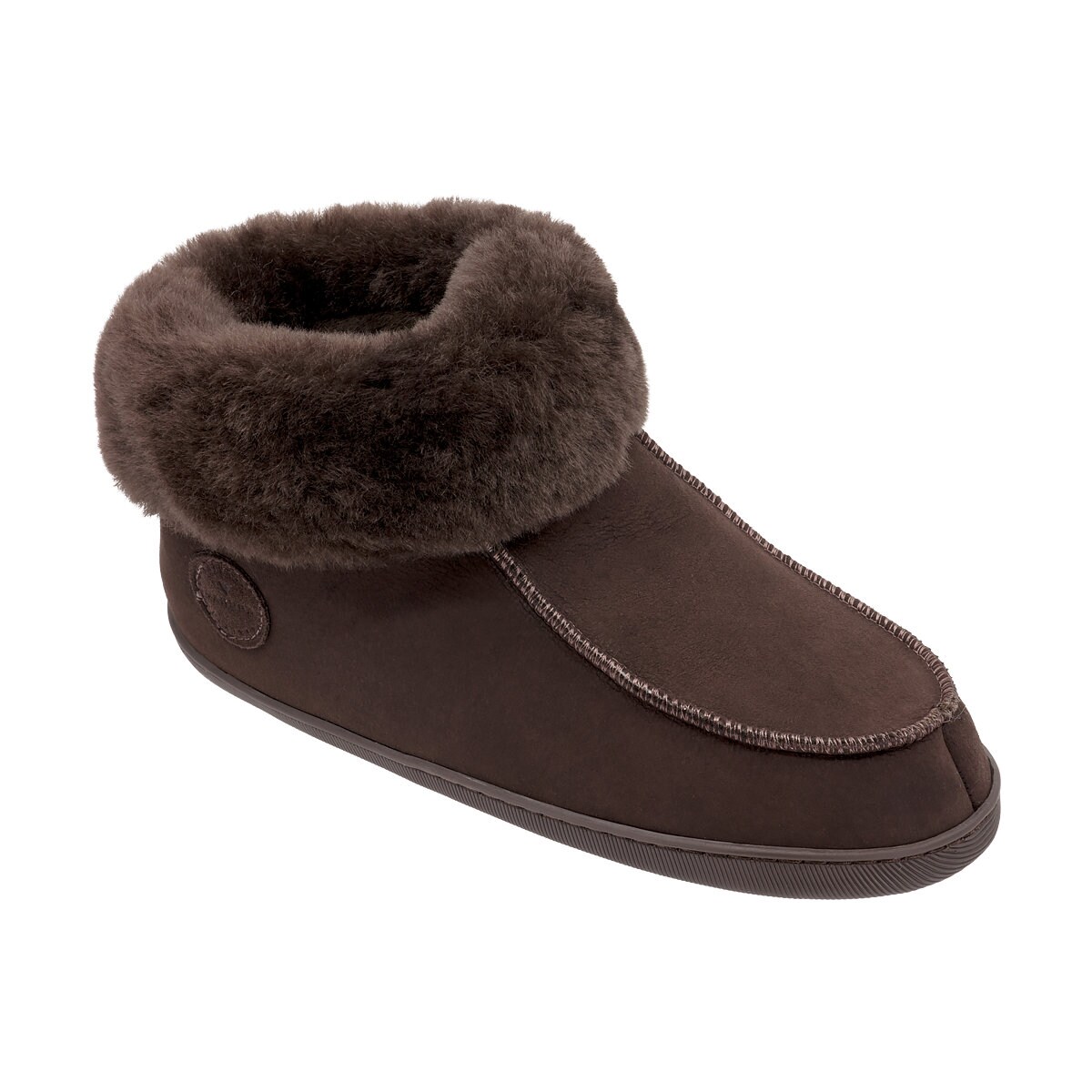 Nordvek Donne Pantofole Di Pelle Di Pecora - Mocassini Di Pelle Di Pecora Foderata Di Lana Sole Duro Non Slip 417 100