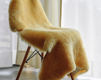Tappeto di lusso in pelle di pecora per uso medico, Baby Relugan, tappeto naturale, copridivano/poltrona/letto in pelle di pecora, dimensioni da: 70-180 cm, pelle di montone naturale al 100%