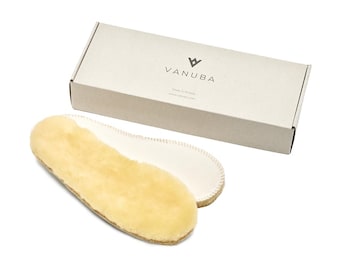 Wool Sheepskin Insoles: Relugan Lambswool Shoe Liners unisex size 36-47 safe