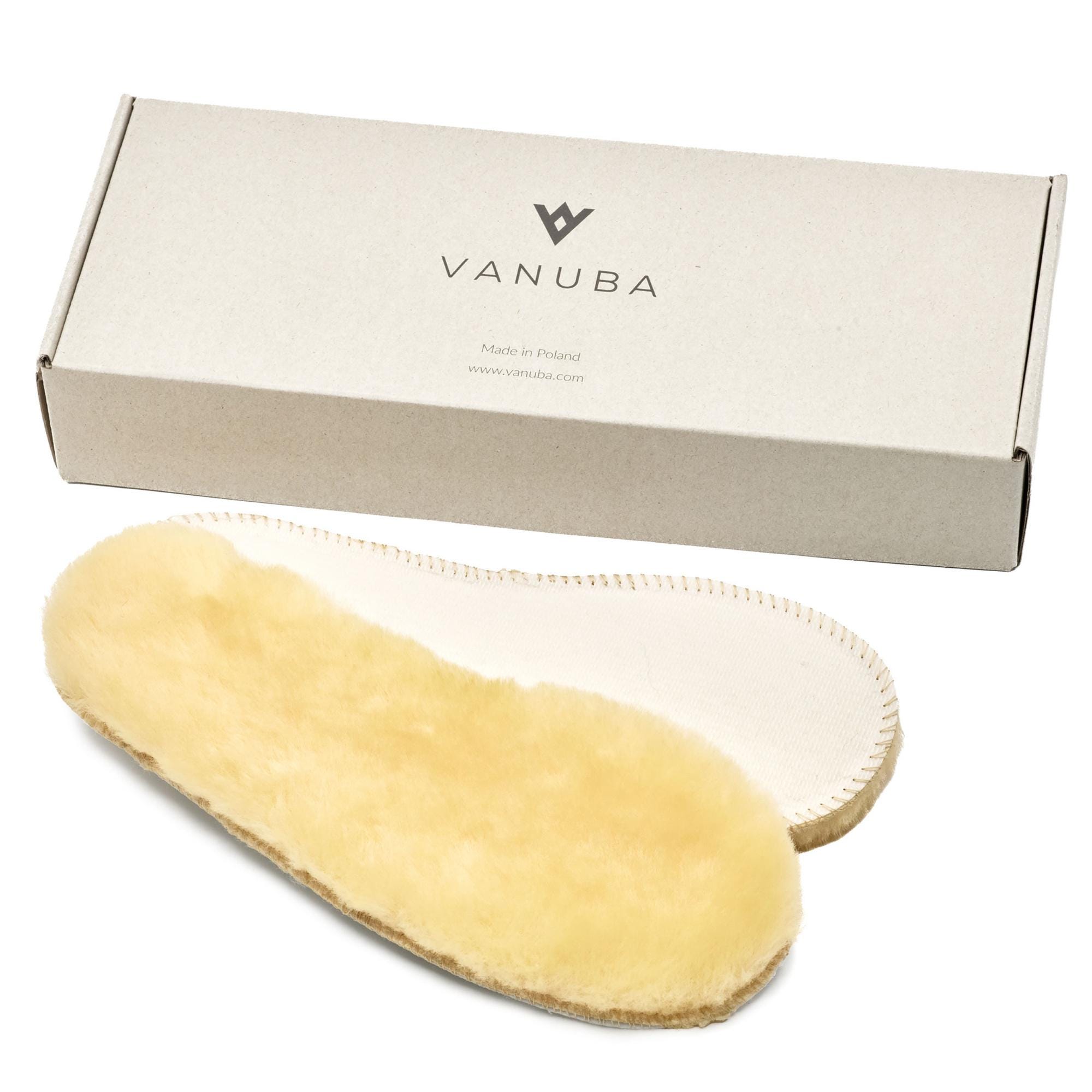 1 Paio Di Solette In Pelle Di Pecora Per Scarpe E Stivali - Beige Unisex