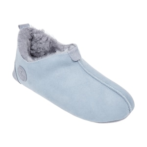 Pantoufles en peau de mouton pour hommes, bottes en peau de mouton grises chaudes, 100 % cuir véritable, chaussons chauds et doux pour lui, idée cadeau unique, pointure : 41-47 image 6