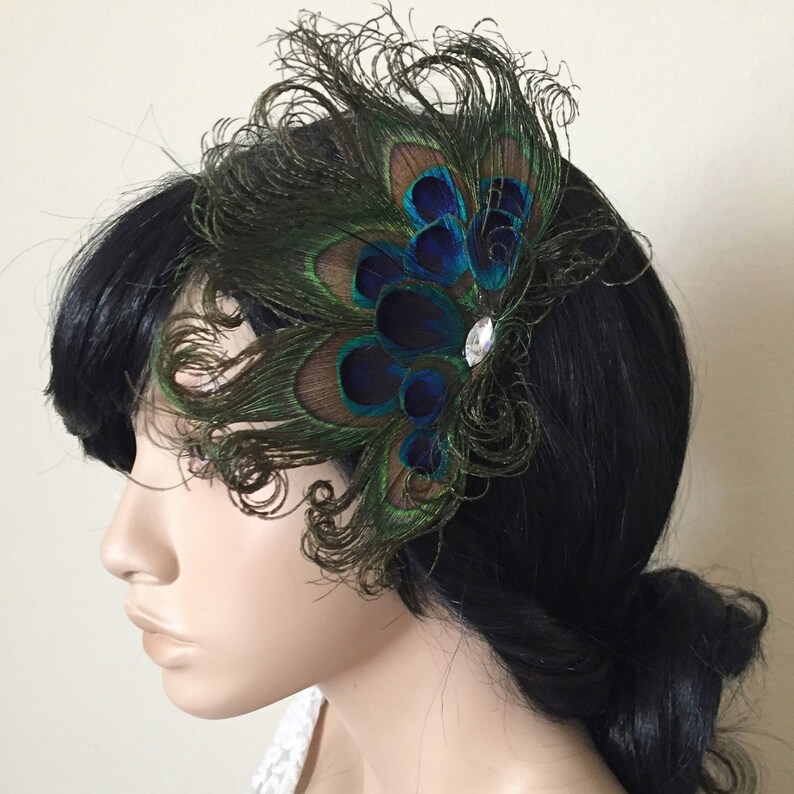 bridesmaid peacock feather hair clip comb hair accessory peacock custom hair hair fascinator Peacock eye feather fan hair accessory