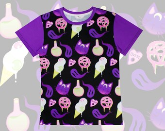 HAUNT - Unisex Tee, Kawaii, Pastel Goth, creepy cute, fairy kei,  Harajuku, Jfashion, Goth
