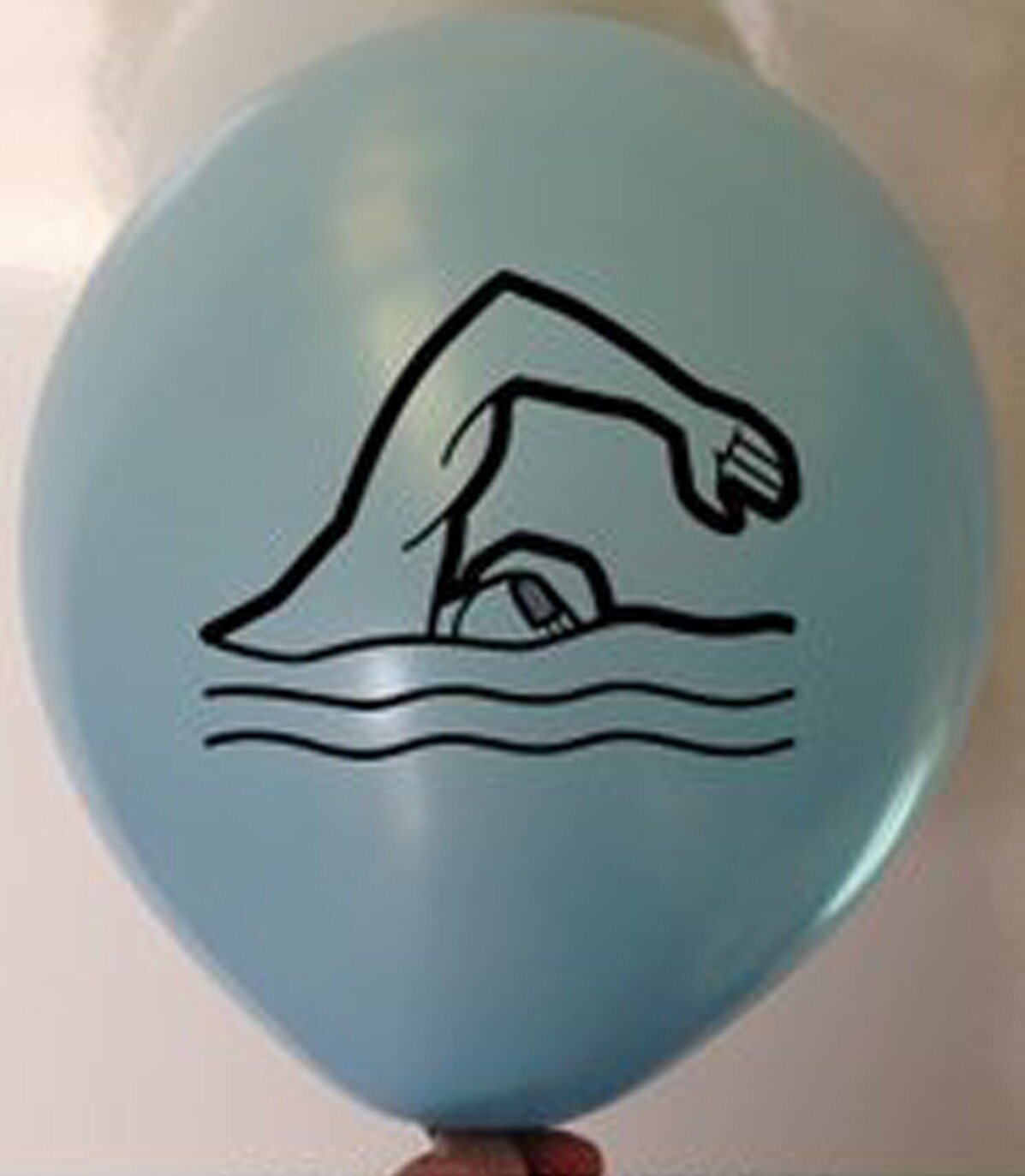 10 SWIMMING THEME Blue Latex Balloons Helium Adult Children Etsy