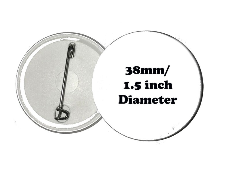 Please Be PATIENT i/'m VISUALLY IMPAIRED Badge 25 mm to 77 mm Button Badges to assist in warning people of sight issues