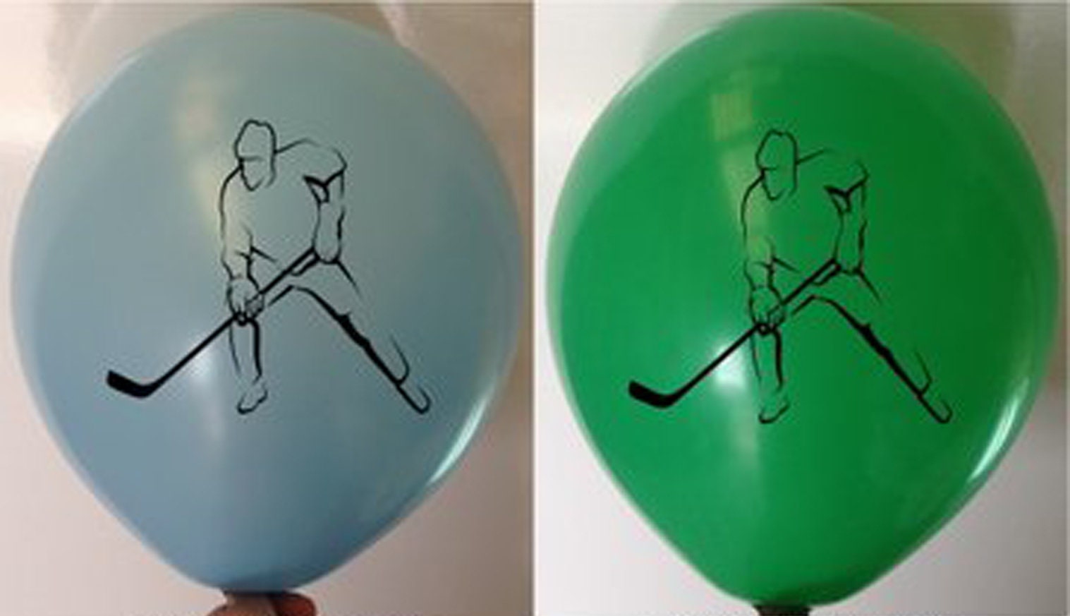 10 ICE HOCKEY THEME Assorted Colour Latex Balloons Helium Etsy